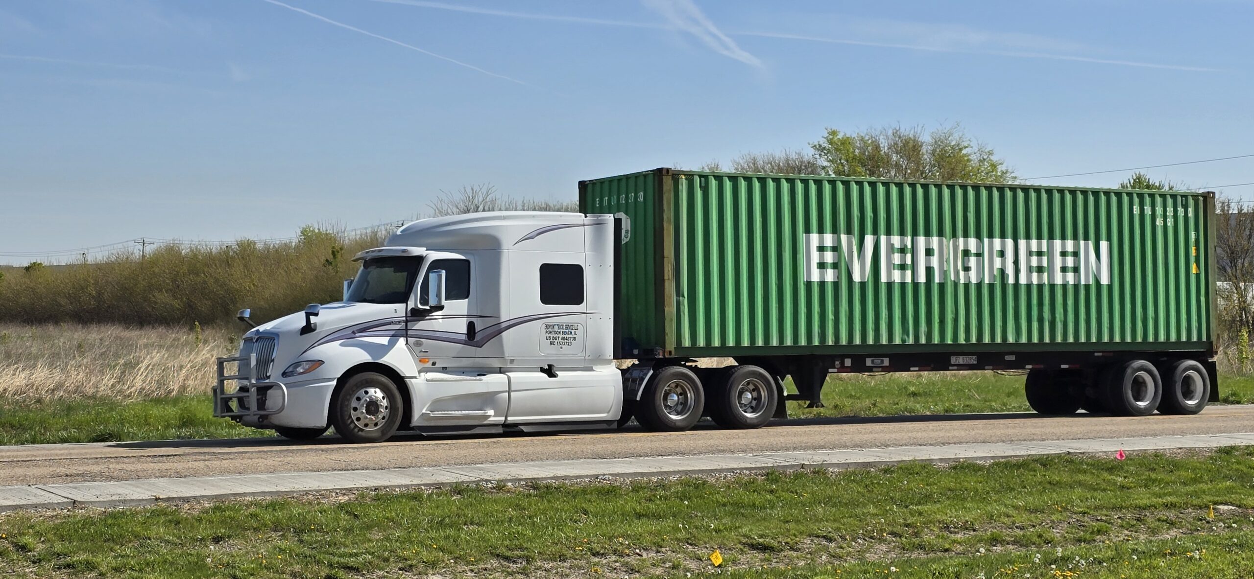 Endpoint Truck Service-1 Endpoint Truck Service delivering a shipping container