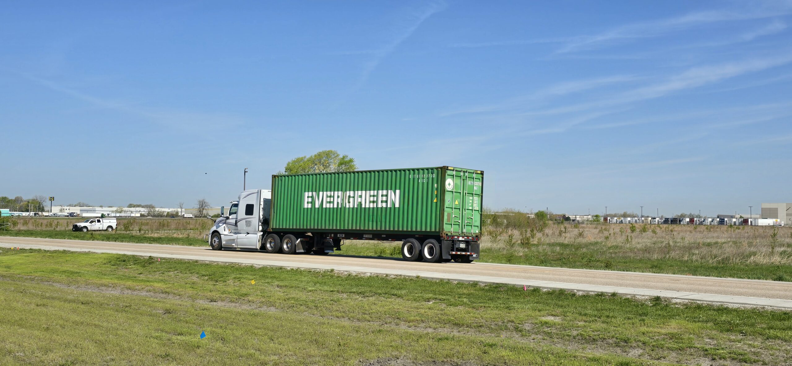 Endpoint Evergreen -1 Endpoint delivering a shipping container